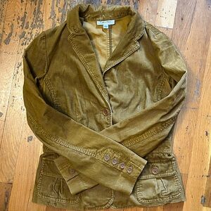 Calvin Klein Olive Corduroy Blazer